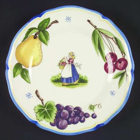 Provencial Fruit Salad Plate