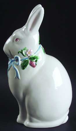 Ribbon & Bow Large Rabbit Figurine