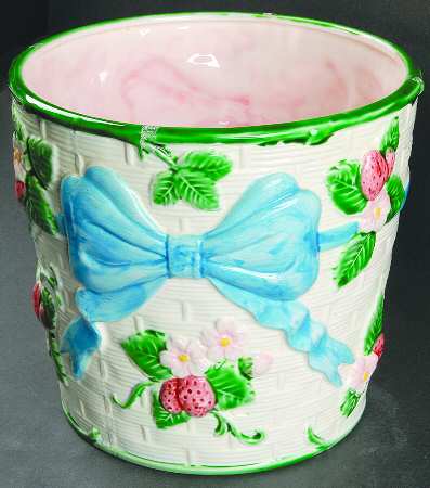 Ribbon & Bow 6" Cachepot
