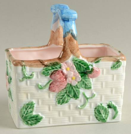 Ribbon & Bow 5" Handled Basket