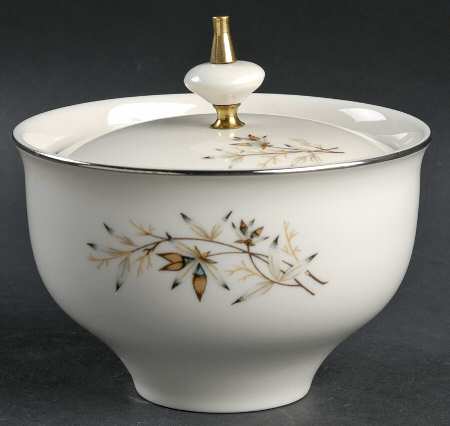 Autumn Holiday Sugar Bowl & Lid