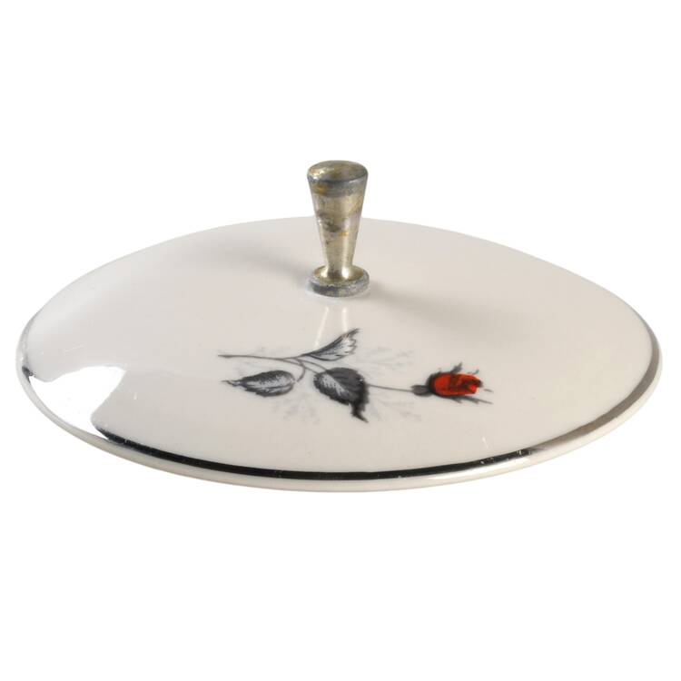 Rose Lid for Sugar Bowl