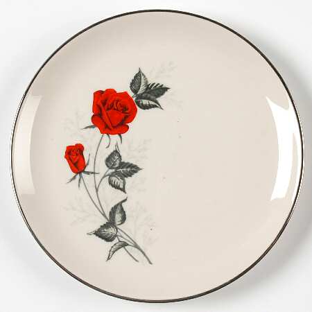 Rose Bread & Butter Plate by Holiday
