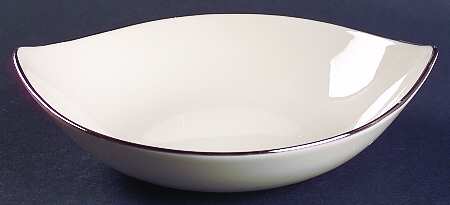 White Holiday Lugged Soup Bowl