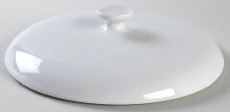 White Lid for Round Vegetable