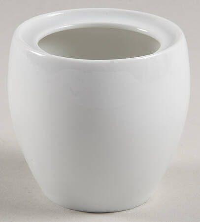 White Mini Sugar Bowl No Lid