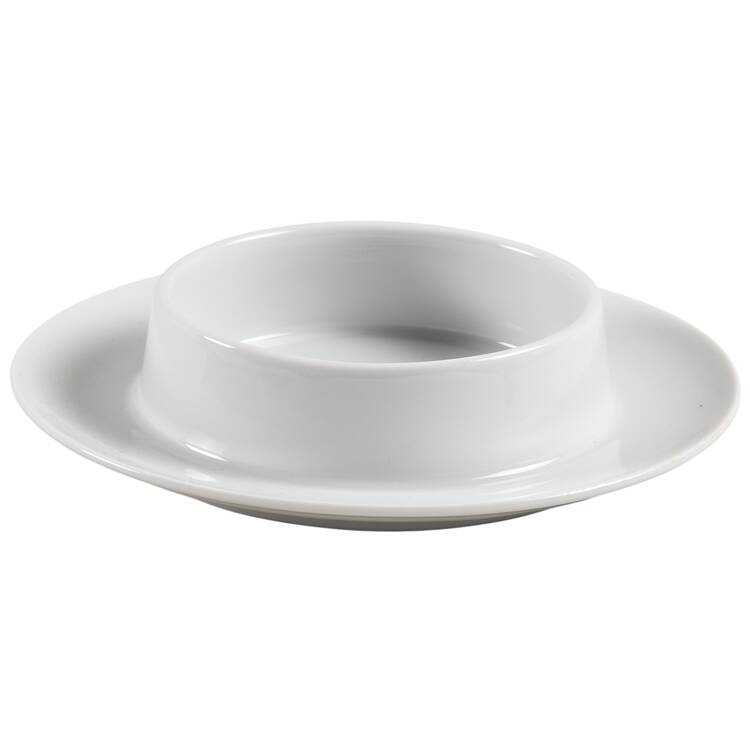 White Round Butter No Lid