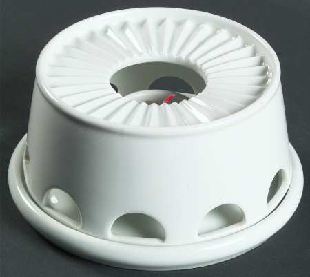 White 3-Piece Warmer Stand