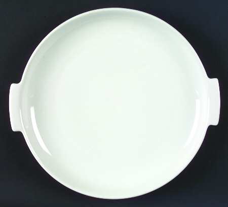White Handled Cake Plate