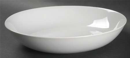 White 9" Round Vegetable Bowl