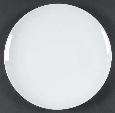 White 12" Chop Plate (Round Platter)