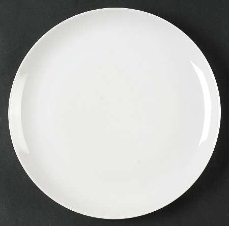 White Luncheon Plate