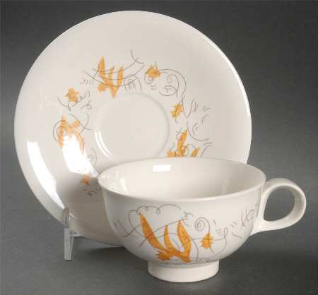 Arizona Footed Cup & Saucer Set