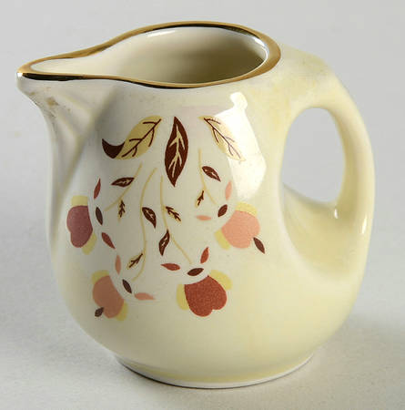 Autumn Leaf Sundial Individual Creamer