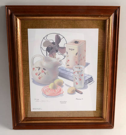 Autumn Leaf Framed "Front Porch Lemonade" Print