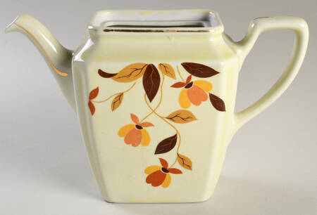 Autumn Leaf 1930s Newport Teapot No Lid