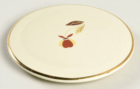 Autumn Leaf Lid for Fluted Sugar Bowl