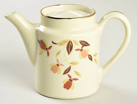 Autumn Leaf 1 Cup Individual Washington Coffee Pot & Lid