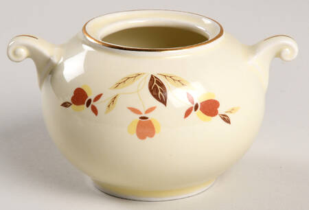 Autumn Leaf Morning Sugar Bowl No Lid