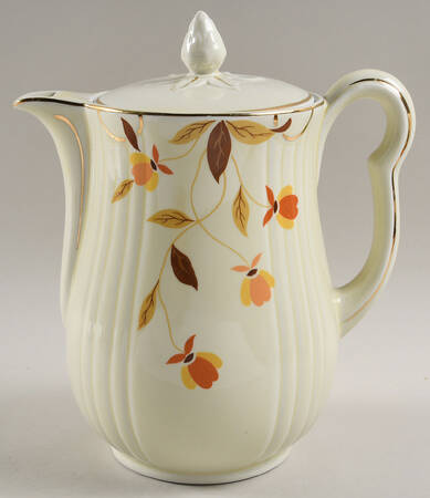 Autumn Leaf 9 Cup Rayed Coffee Pot & Lid