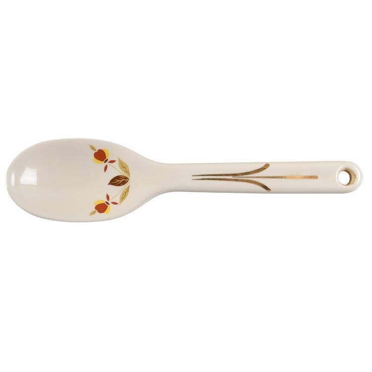 Autumn Leaf Salad Serving Spoon, Solid Piece