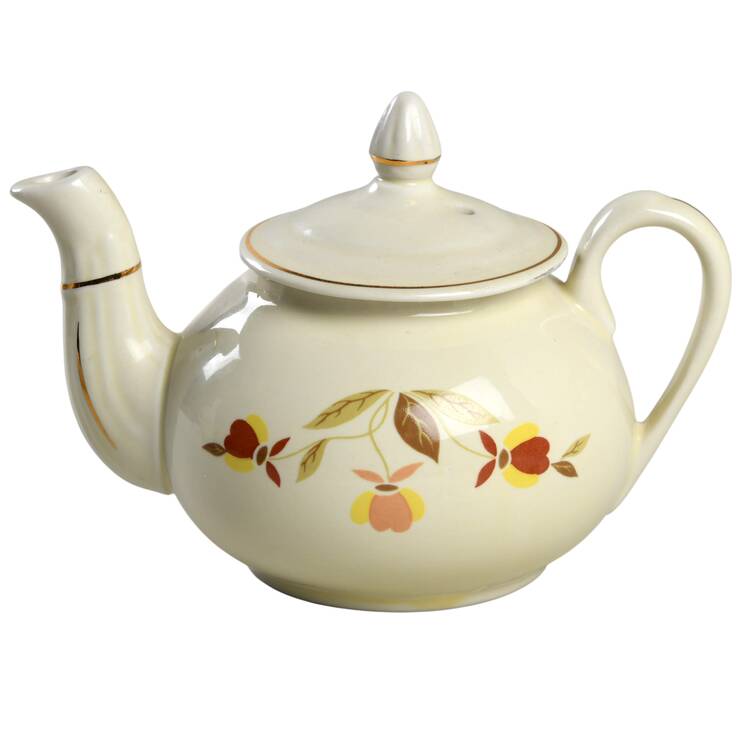 Autumn Leaf French Biggin Coffee Pot & Lid