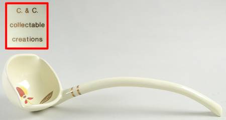 Autumn Leaf Punch Ladle, Solid Piece