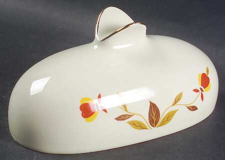 Autumn Leaf Lid for 1/4 Lb Winged Butter