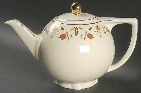 Autumn Leaf Star Teapot & Lid