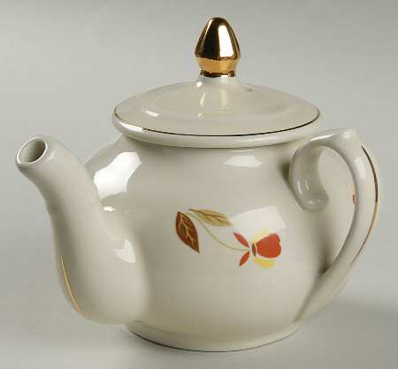 Autumn Leaf 1 1/2 Cup Manhattan Teapot & Lid