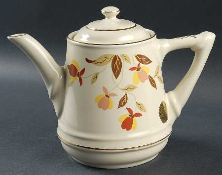 Autumn Leaf Musical Teapot & Lid