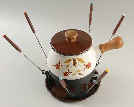 Autumn Leaf (11 Piece) Metal Fondue Set