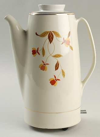 Autumn Leaf Electric Percolator & Lid No Cord No Drip