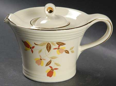 Autumn Leaf Melody Mini Teapot & Lid