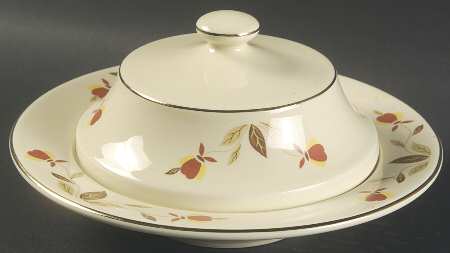 Autumn Leaf 1994 Limited Edition Round Covered Butter