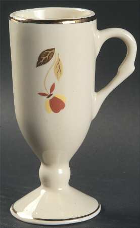 Autumn Leaf Footed Espresso Cup