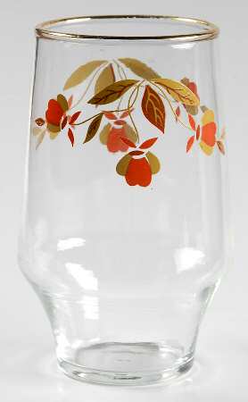 Autumn Leaf 16 Oz Glassware Tall Brockway Tumbler