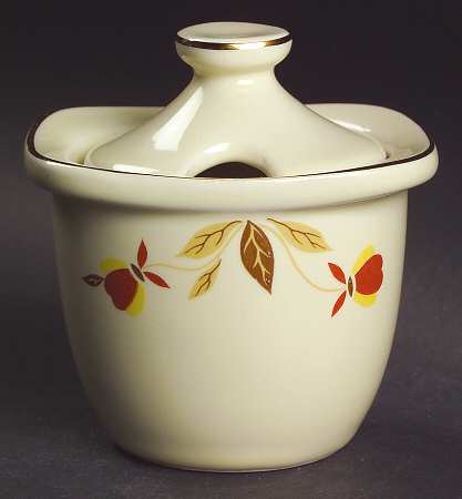 Autumn Leaf Mustard with Lid Condiment Set