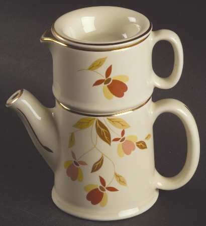 Autumn Leaf Solo Mini Stacking Teapot Set