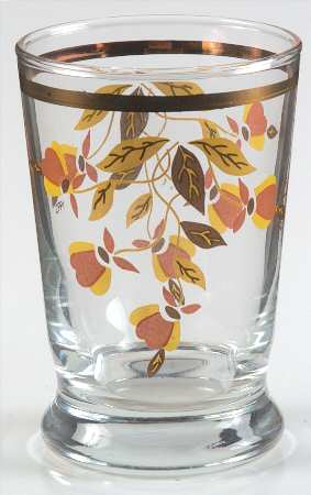 Autumn Leaf Glassware Juice