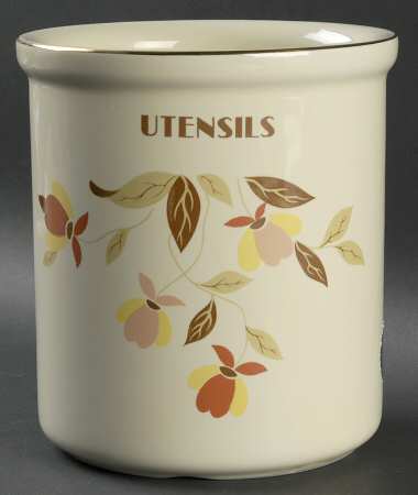 Autumn Leaf Utensil Crock