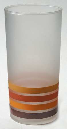 Autumn Leaf Glassware Tall Banded Tumbler