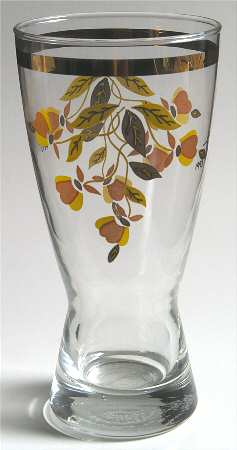 Autumn Leaf Glassware Pilsner