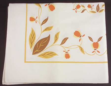 Autumn Leaf 52"X 65" Rectangular Sailcloth Tablecloth
