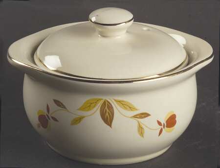 Autumn Leaf Covered Onion Soup