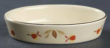 Autumn Leaf 8 Oz Oval Fort Pit Baker