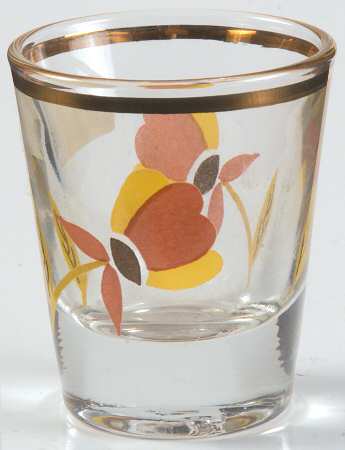 Autumn Leaf Glassware Shot Glass