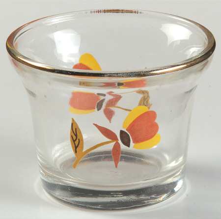 Autumn Leaf Glassware Oyster Cup