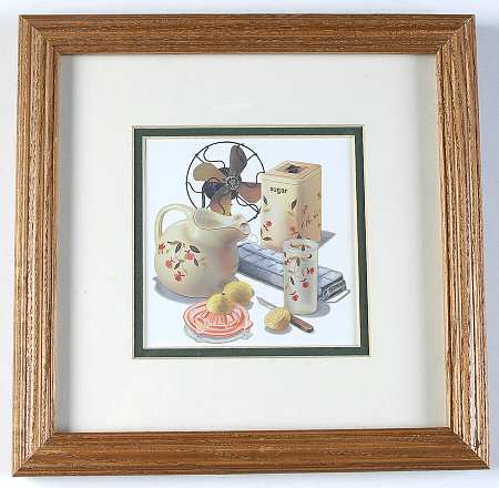 Autumn Leaf Framed "Front Porch Lemonade" Print