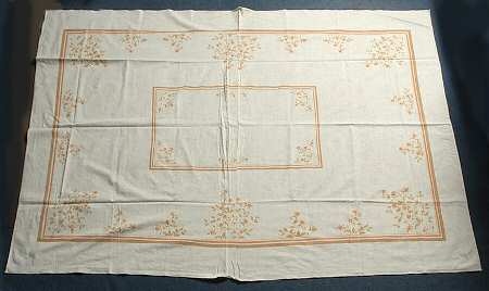Autumn Leaf 56" X 81" Rectangular Muslin Tablecloth